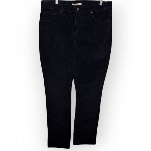 Levi's Classic Mid Rise Skinny Corduroy Jean in Black size 32 - Picture 1 of 8